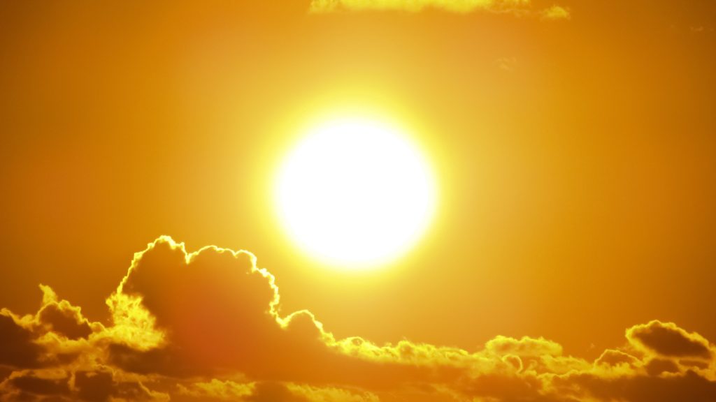 Image of hot sun